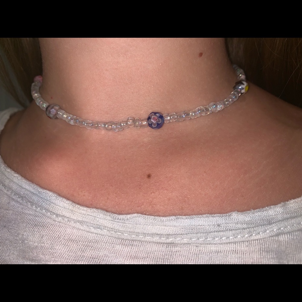 beaded choker